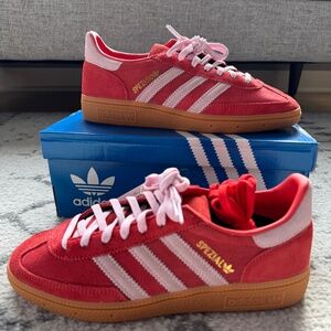New Adidas Handball Spezial ❤️🩷 Bright Red/Clear Pink/Gum
